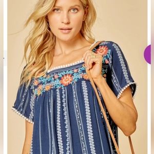 Embroidered Top